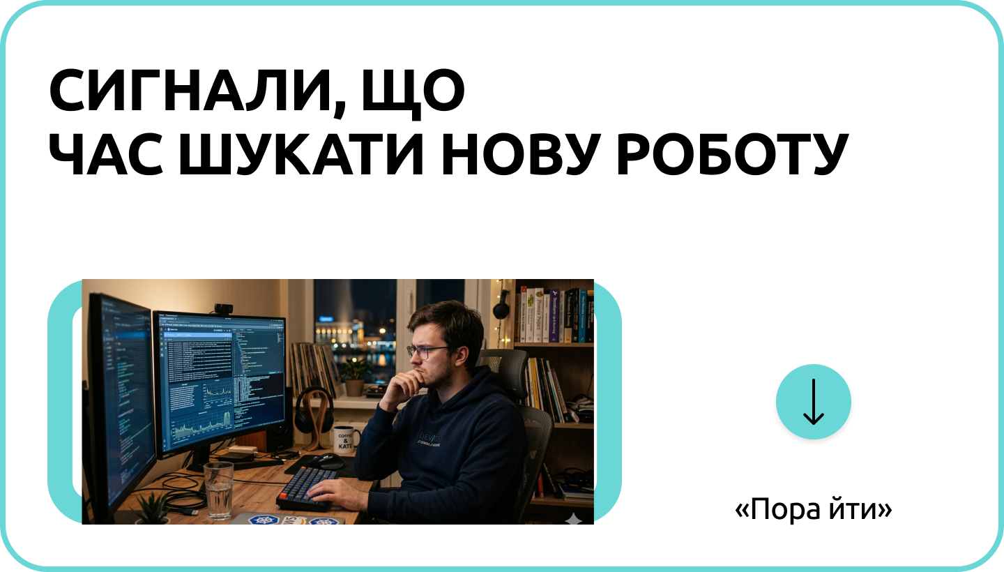 5 ознак, що час шукати нову роботу