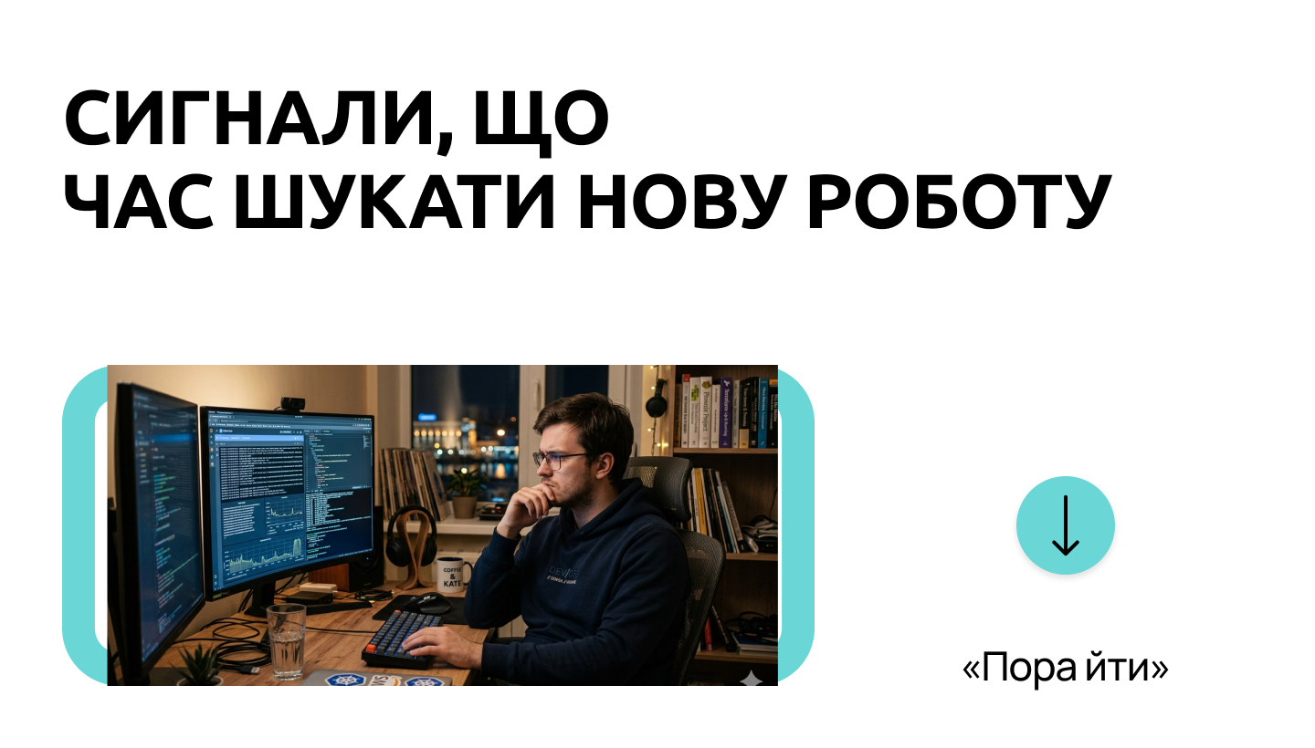5 ознак, що час шукати нову роботу